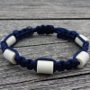 Keramische armband donkerblauw