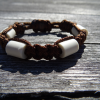 Keramische armband walnut